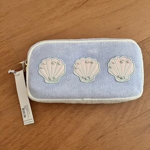Stoney clover lane SCL Shells Embellished Terry High Tide small pouch